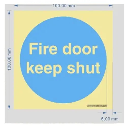 Fire Door Keep Shut Sign – Essential Fire Safety Notice