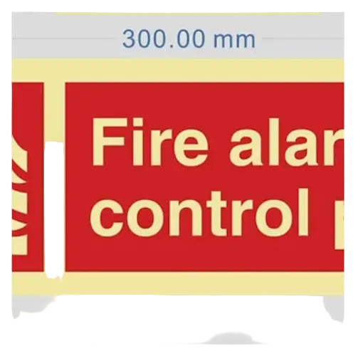 Fire Alarm Control Panel Sign fire alarm sign